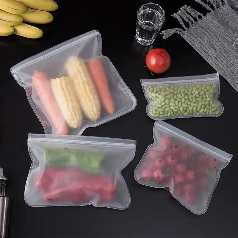 1/2/3/4個入りシリコン製食品保存容器、食品保存バッグ、 - Food Z のレビューと価格
