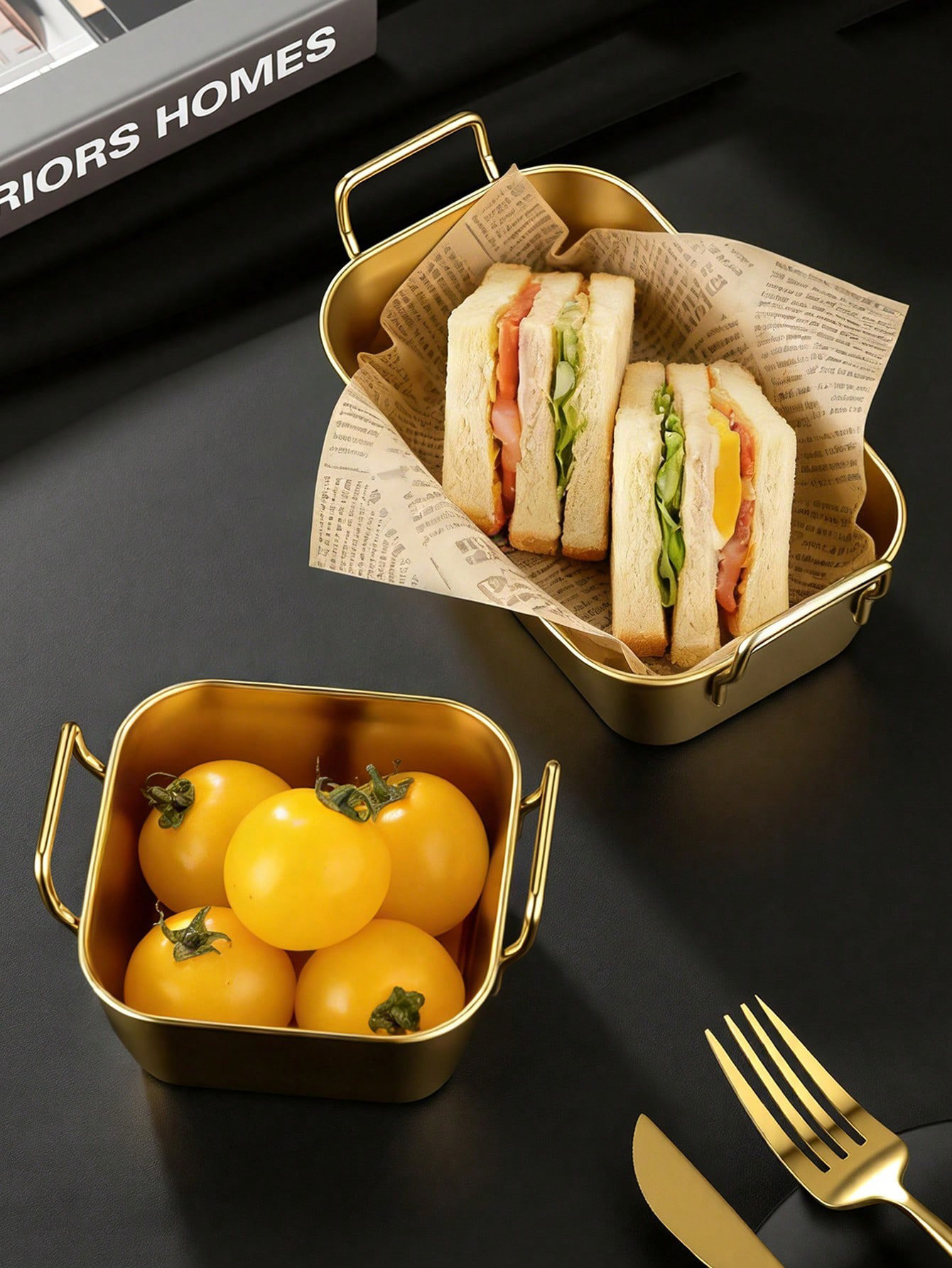 ステンレス製ダブルイヤーフライドポテトバスケット、イヤースナ - Food Snacks Basket のレビューと価格