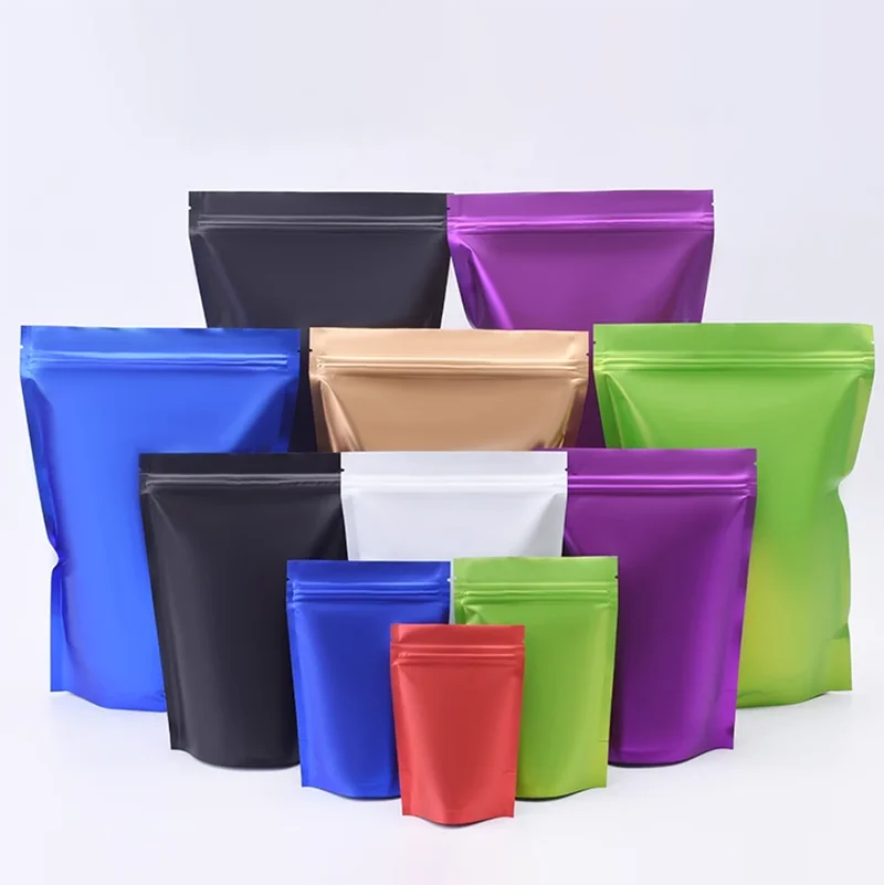 100 個カスタムマット仕上げ種子包装袋プラスチックジップロ - Food Z のレビューと価格