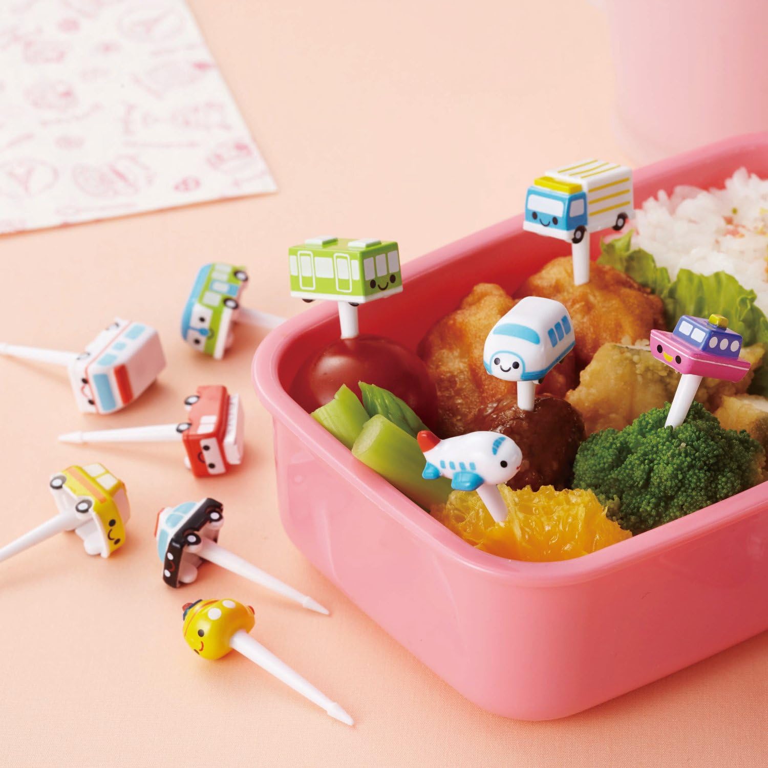 キッズフードフォーク シティ建設＆海洋車両弁当デコレーション - Food Snacks For Kids Party のレビューと価格