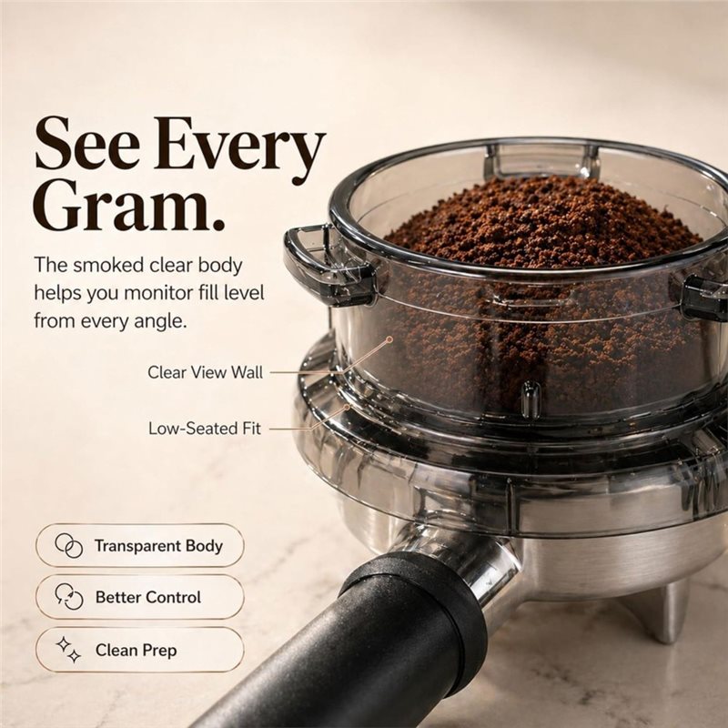 B51CNEW! ツイストロックポルタフィルターファンネル  - Breville Espresso Barista Express のレビューと価格