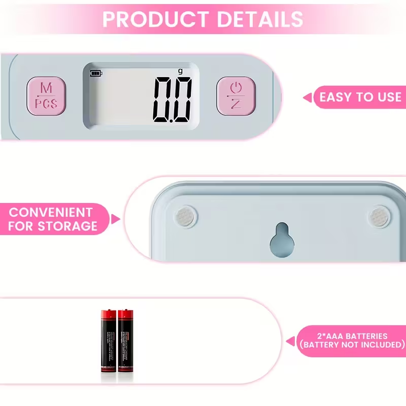 デジタルキッチンスケール、LCDディスプレイ付き、0。 1オ - Food Z のレビューと価格